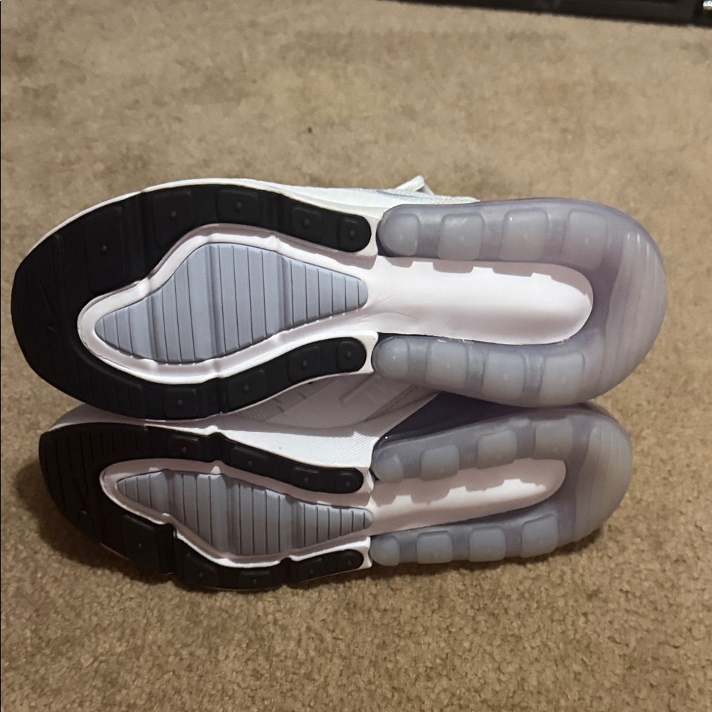 Nike Air Max 270 White Athletic Shoes - Picture 3 of 3
